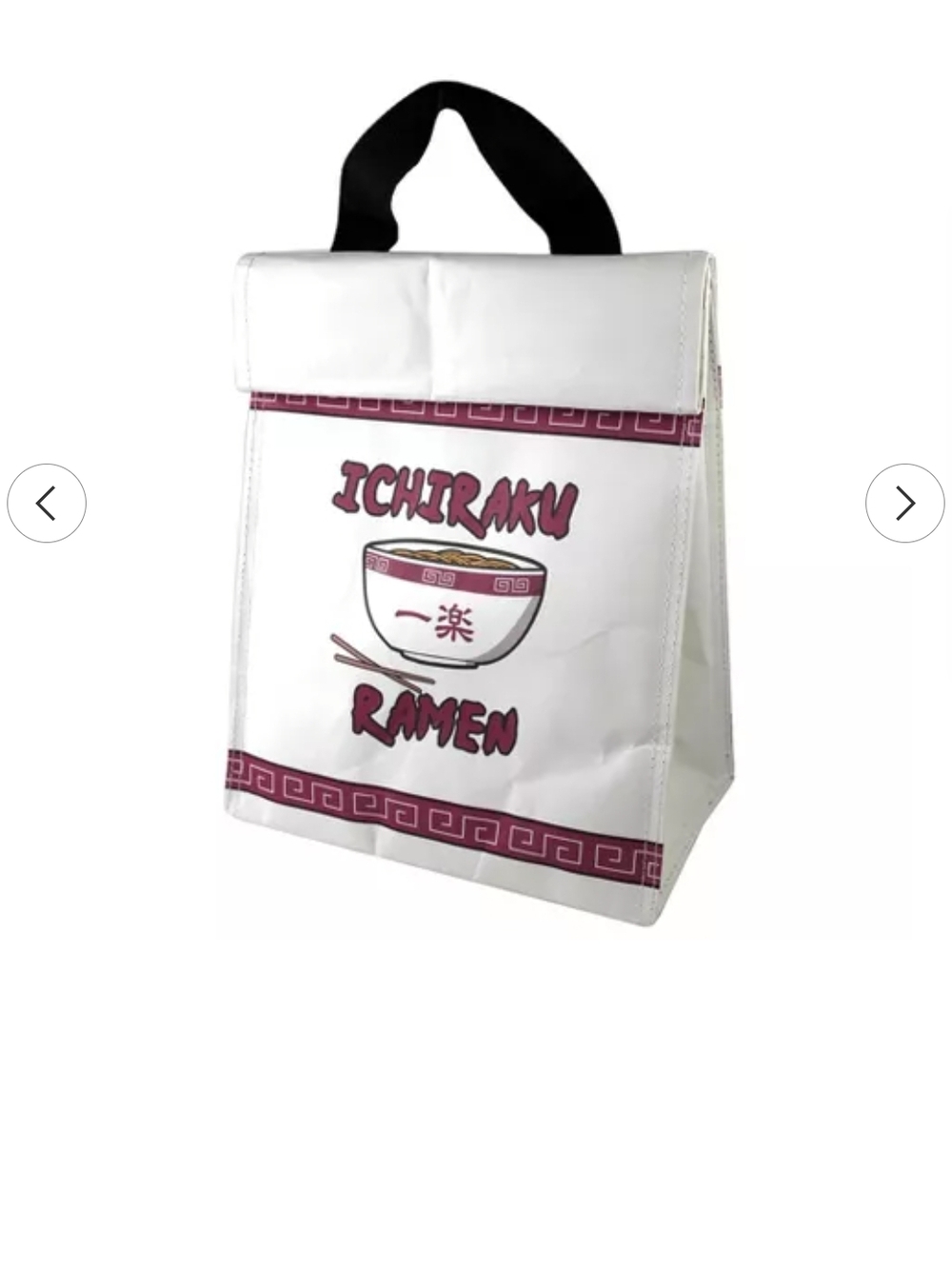 Just Funky Naruto Shippuden Ichiraku Ramen Lunch Bag